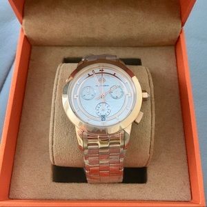 NWT Tory Burch gold watch TBW1033 tags included